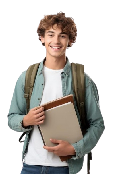 Happy student